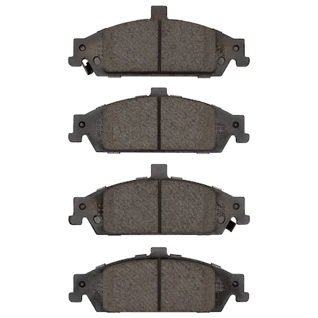 Dynamic Friction Co DFC 5000 Advanced Brake Pads - Ceramic 1551-0727-00
