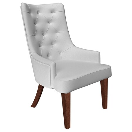 Leisuremod Spruce Collection Modern Wooden Dining Chair in Light Grey SC24LGR