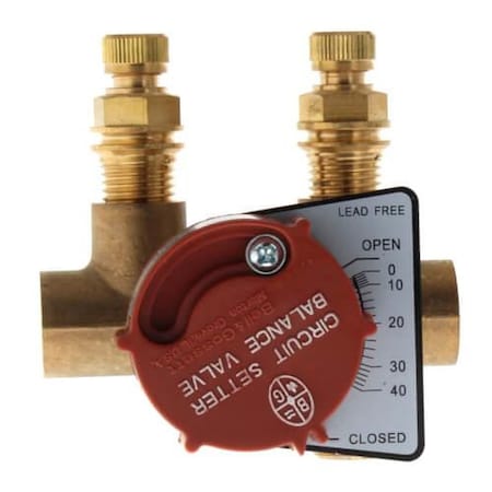 Bell & Gossett CB-1/2S Lead Free Circuit Setter Balance Valve, 1/2in 117412LF