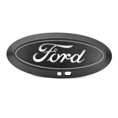 Putco Emblems, Licensed FORD Logo; White LED; Grille; With Camera Cutout; Black; IP69K Rated; Plug And 92801