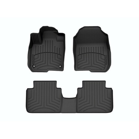 Weathertech Black, Front and Rear FloorLiner HP 441746-1-2IM
