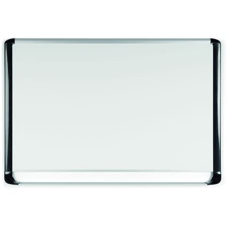 Bi-Silque MasterVisi, Porcelain Magnetic Dry Erase Board, 48x96, White/silver MVI210401