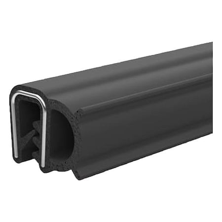 Jw Winco Edge Trim Seal, 100 ft. L, Side, Black 2180-EPDM-13-D-30.48
