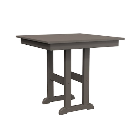 Polybird 33" SQUARE TABLE.       CHARCOAL POLYBIRD P18-R