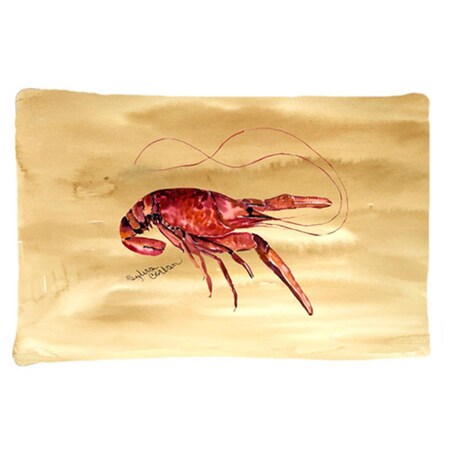 Carolines Treasures 20.5 x 30 in. Crawfish Moisture Wicking Fabric Standard Pillow Case 8230PILLOWCASE