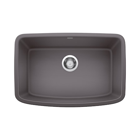 Blanco Valea 27 Single Bowl, Cinder 442548