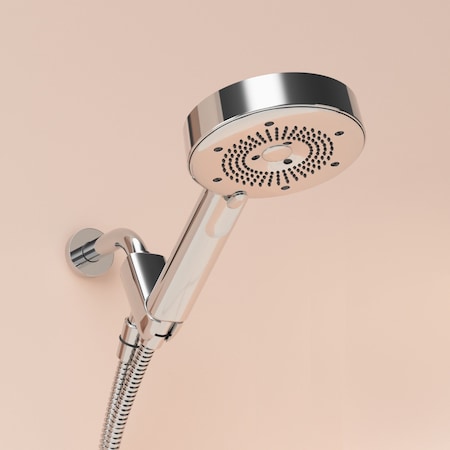 Brondell Nebia Merced 4-Setting Water Saving High Pressure Commercial Handshower, Chrome NE65-HSBB-CH