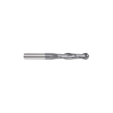Monster Tool 2 Flute Regular Length End Mill, Single End Ballnose, 5/16in diameter, AlTiN Finish 221-001079