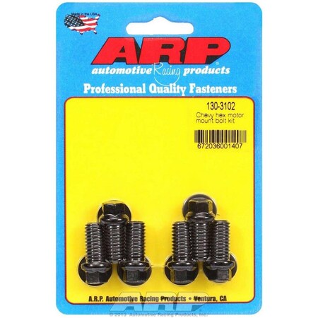 Arp 1303102 6Point Mount to Block Bolt Kit for Chevy V8 Motor ARP130-3102