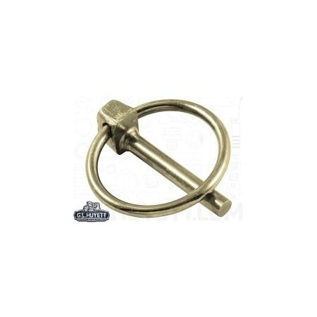 Huyett Lynch Pin, Standard Duty, Zinc Yellow Carbon Steel, 6 mm Dia x 40 mm Shank Length LPM-060-040