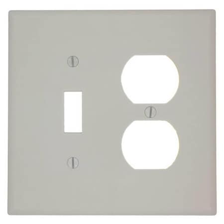 Spark Duplex Device Combination Wallplate, Light Almond SP667128