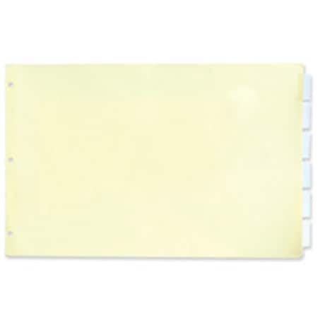 Coolcrafts Stride- Inc. Legal-Size Index Dividers - Clear Tabs - 8.50in.x14in. - Manila CO3190300