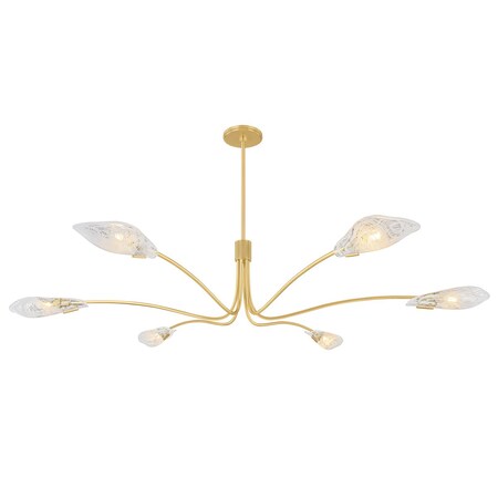 Hudson Valley Lighting Tenafly 6 Light Chandelier in Aged Brass Finish 4906-AGB
