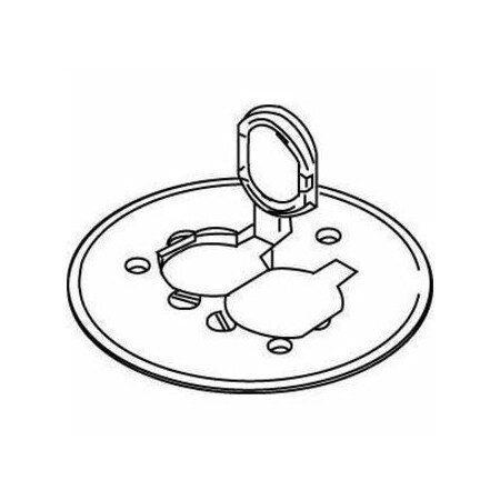 Wiremold Duplex Cover Plate, Brown, Polycarbonate 895P-BRN