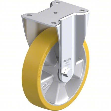 Zoro Select Plate Caster, Rigid, Polyurethane, 9 5/8"H BH-ALTH 200K