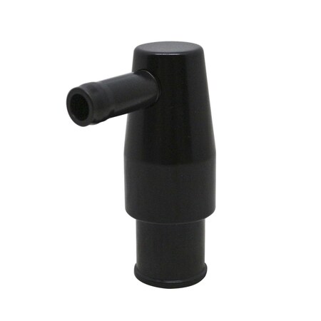 Hands On Aluminum Billet PCV Valve with 0.75 in. Hose Barb - Black HA1320707