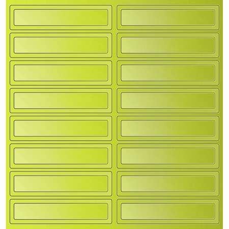 Ironwear Hi Vis Reflective Hard Hat Stickers, Self Adhesive Vinyl, Lime 3999-L