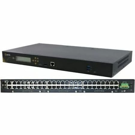 Perle IOLAN SCG50 S-D Console Server: 48 x software selectable RS232/422/485 RJ45 interfaces, 2 x 04035650