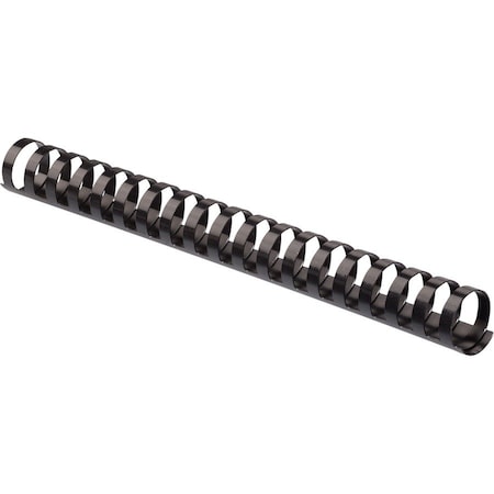 Fellowes SPINES, COMBND, 3/4in, BK, 100CT, 5PK 52367