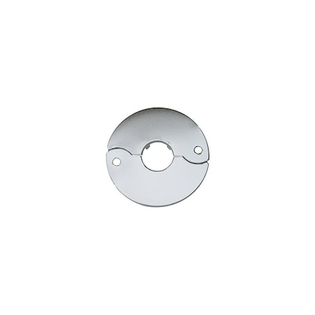 Larsen Supply Co. Floor/Ceiling Split Flange, 1/2-In. Iron Pipe Or 3/4-In. Copper, Chrome Plated Brass 03-1553