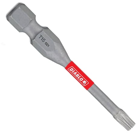Diablo T15 TORX 2'' Power Impact Screwdriver Bit DT152P1