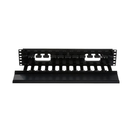 Panduit Horizontal Single-Sided Manager, Black WMPHF2E