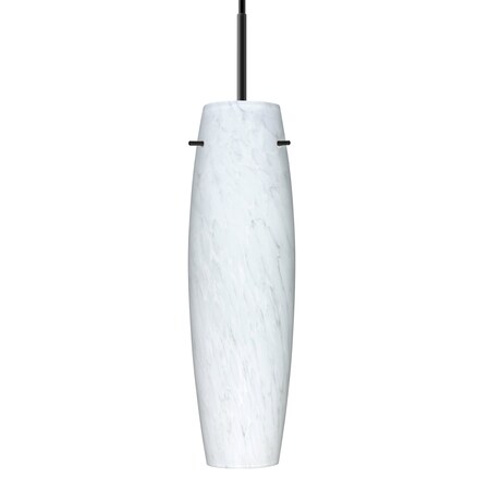 Besa Lighting Besa Suzi 11 Pendant, Carrera, Black Finish, 1x 100W MAX E26 Base 1JT-412119-BK
