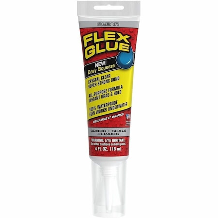 Flex Seal Instant grab glue, Clear, 4 oz, 6 PK GFSCLRR04