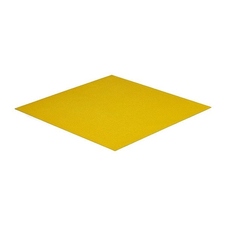 Pig Traction Mat Yellow, 4 ft W x 4 ft L, 3/16 in Thick FLM5002-YW