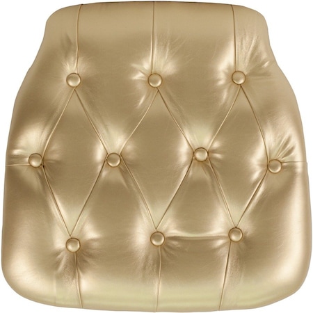 Flash Furniture Gold Vinyl Cushion SZ-TUFT-GOLD-GG