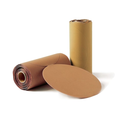 Sunmight Usa Gold Open Coated Small Link Roll Sanding Disc, 6 in, P80 Grit, Premium Aluminum Oxide, PSA-25 pieces 00606S