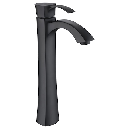Anzzi Harmony Single Hole Single-Handle Vessel Bathroom Faucet, Matte Black L-AZ095MK