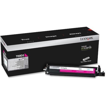 Lexmark 700D3 Magenta Developer Unit 40K Yield 70C0D30
