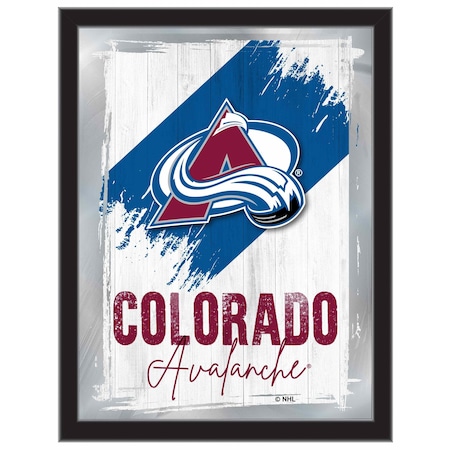 Holland Bar Stool Co Colorado Avalanche 17 in.x22 in. Logo Wall Mirror MLogo