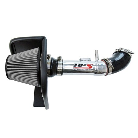 Hps Performance Air Intake Kit with Heat Shield, Polished,  827-611P