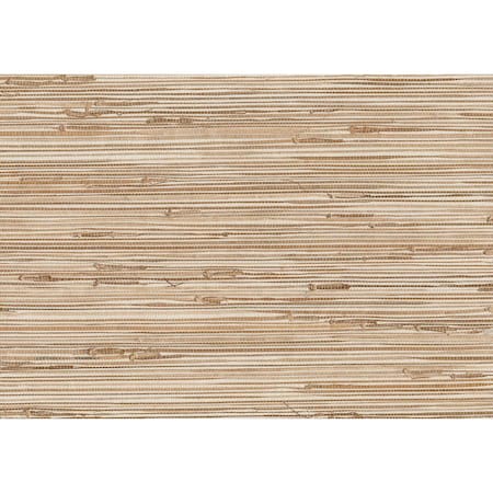 Advantage Kaziko Khaki Grasscloth Wallpaper 4018-0053