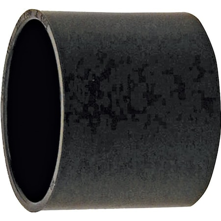 Canplas Pipe Coupling, 4 in, Hub, ABS, Black, 40 Schedule 103004BC