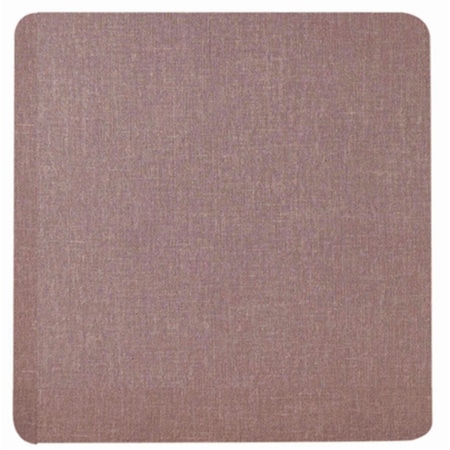 Aarco Frameless Display Panel, Designer Fabric Display Panel w/ Radius Corners, Color Pumice, 48''Hx48''W RDF4848022