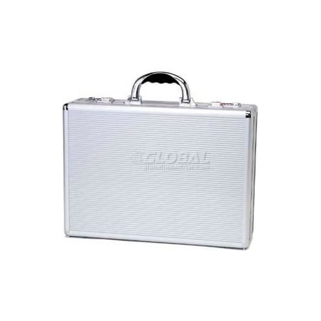 T.Z. Case International Inc. TZ Case, Brief Case, 18"L x 13"W x 5"H, Silver Stripe AN-908-SS
