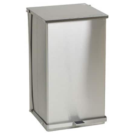 Detecto Stainless Steel Step-On Waste Can Receptacles - 100 Quart Capactiy Detecto-C-100