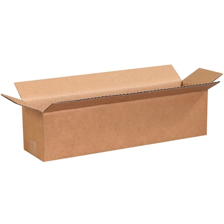 Partners Brand Long Corrugated Boxes, 16" x 4" x 4", Kraft, 25/Bundle 1644