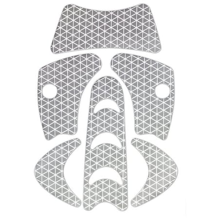 Kask Hard Hat Label, Adhesive Vinyl, Silver WAC00001