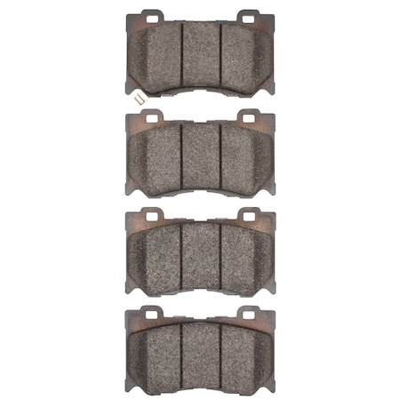 Dynamic Friction Co DFC 5000 Advanced Brake Pads - Ceramic 1551-1346-00