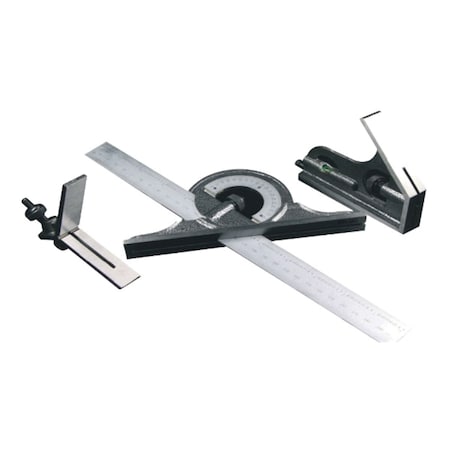 Dasqua Dasqua 4 Piece Combination Square Set With 12" Blade 4901-1003