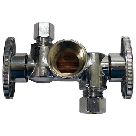 Plumb Pak DUAL VALVE 1/2X3/8X1/4 K2902DHLF