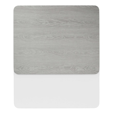 Flash Furniture Glenbrook 24'' x 30'' Rectangular Table Top with White or Gray Reversible Laminate Top XU-WHGY-2430-GG