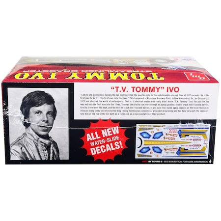 Time2Play Skill 2 Tommy Ivo Streamliner Dragster 1 by 25 Scale Model Kit TI3473214