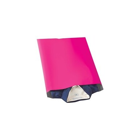Bubblefast 100-14 1/2 x 19'' Pink Poly Mailers, 100PK BFCPM1419P
