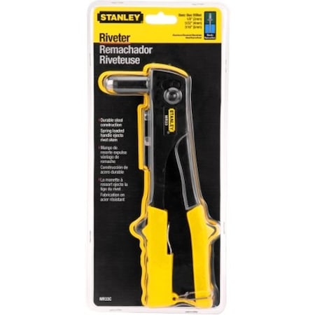 Stanley Riveter, Medium Duty Right Angle, Steel MR33C