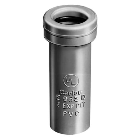 Abb Schedule-40/80 Gray PVC Non-Metallic Short Expansion Coupling 1-Inch Carlon E955F